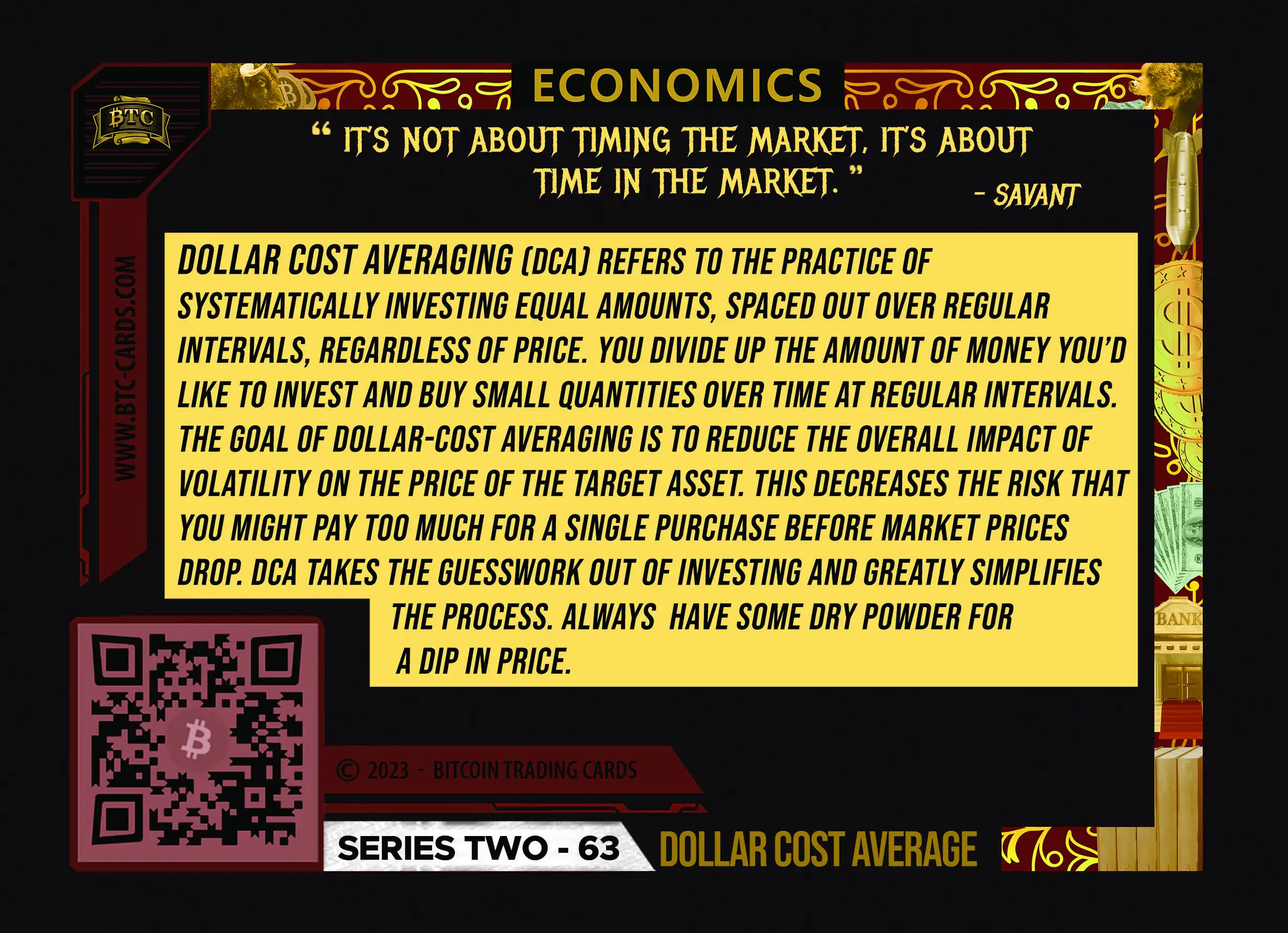 Dollar Cost Average (Base) card back
