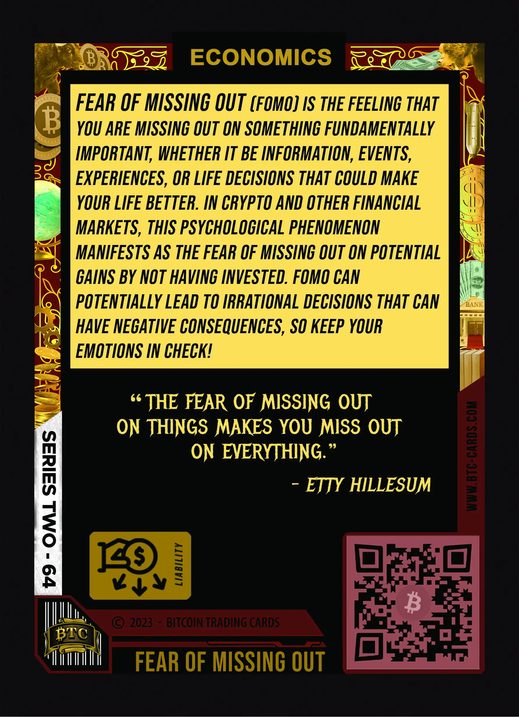 Fear of Missing Out (Base) card back