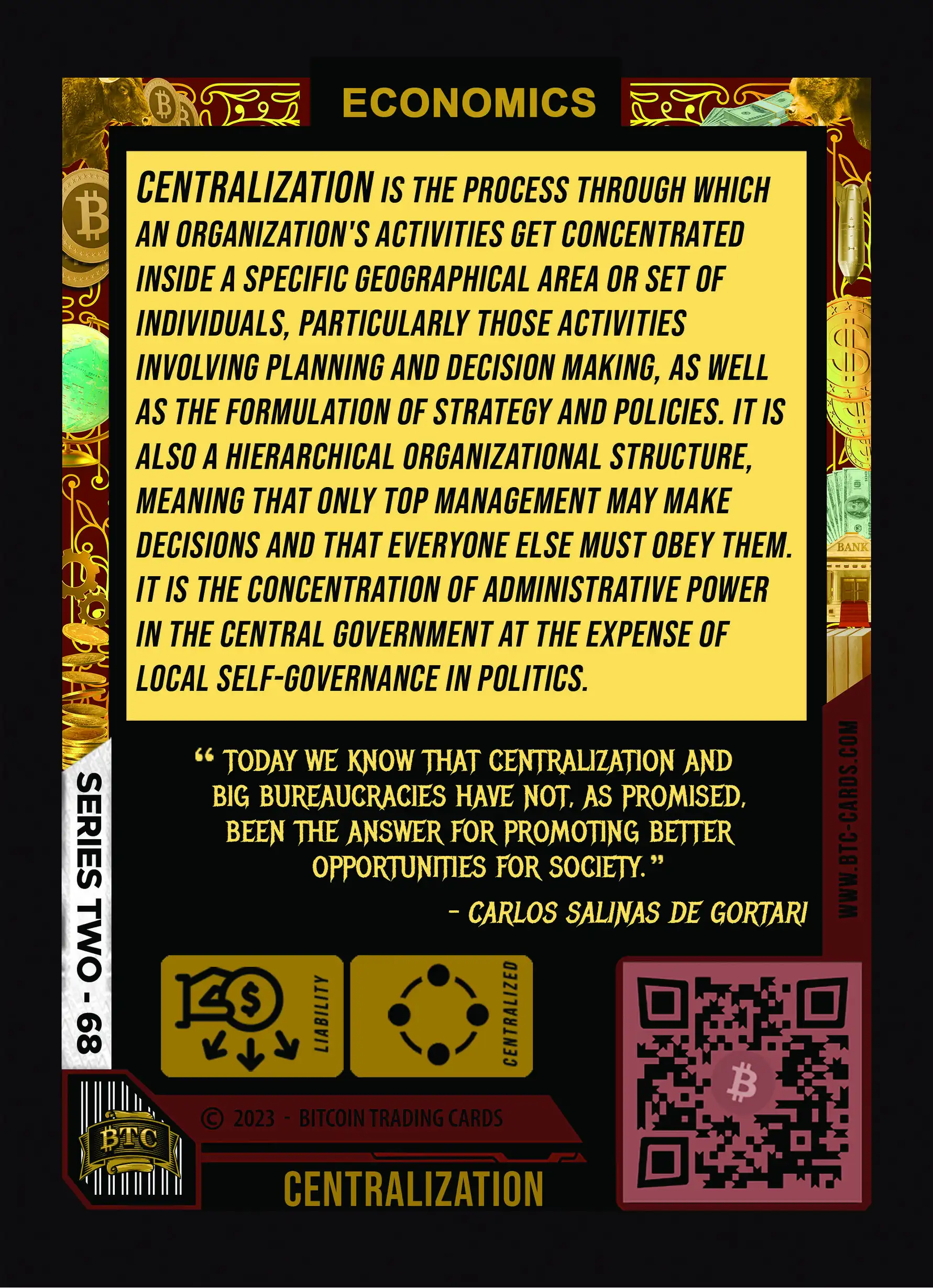 Centralization (Base) card back