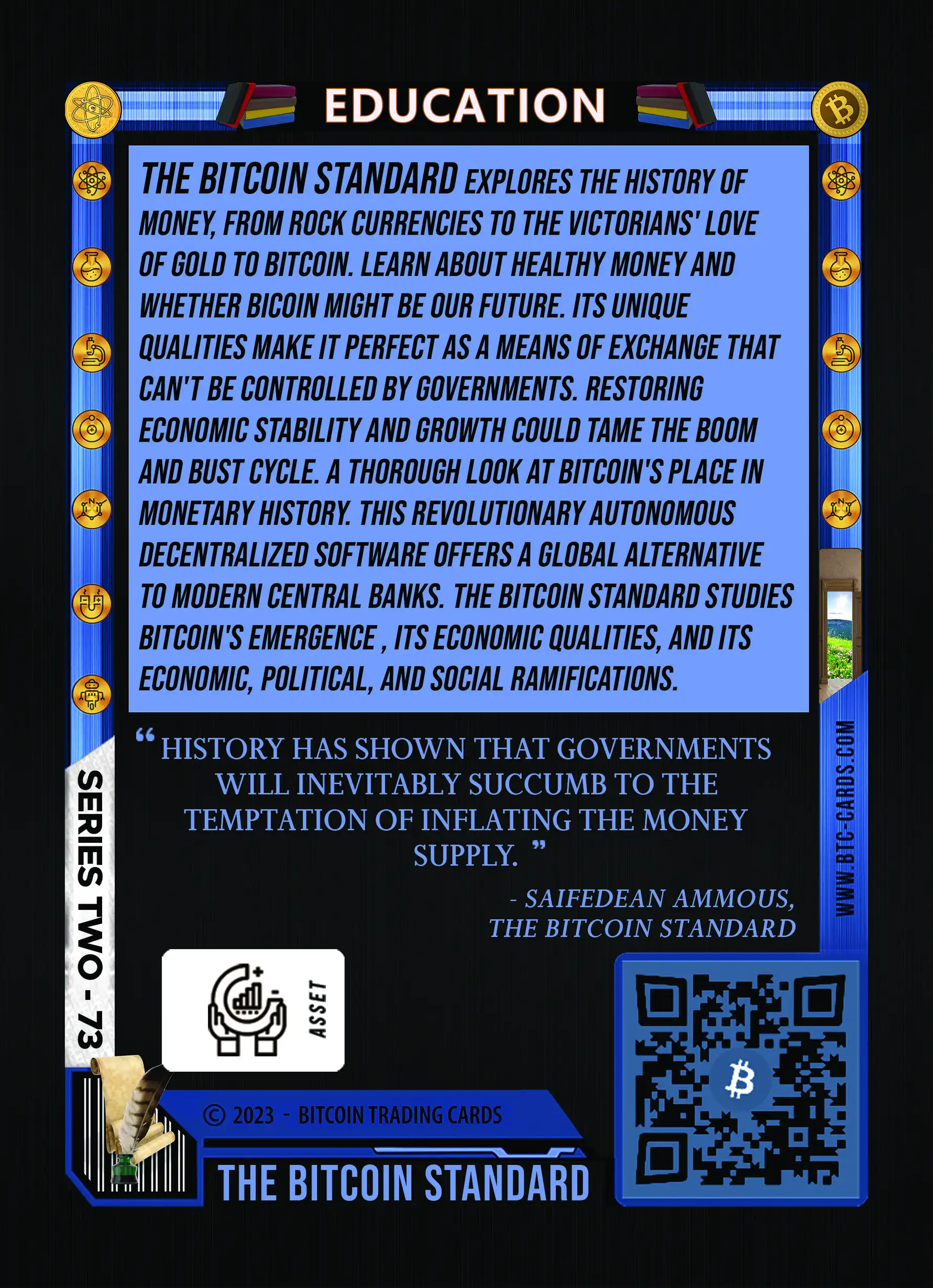 The Bitcoin Standard (Base) card back