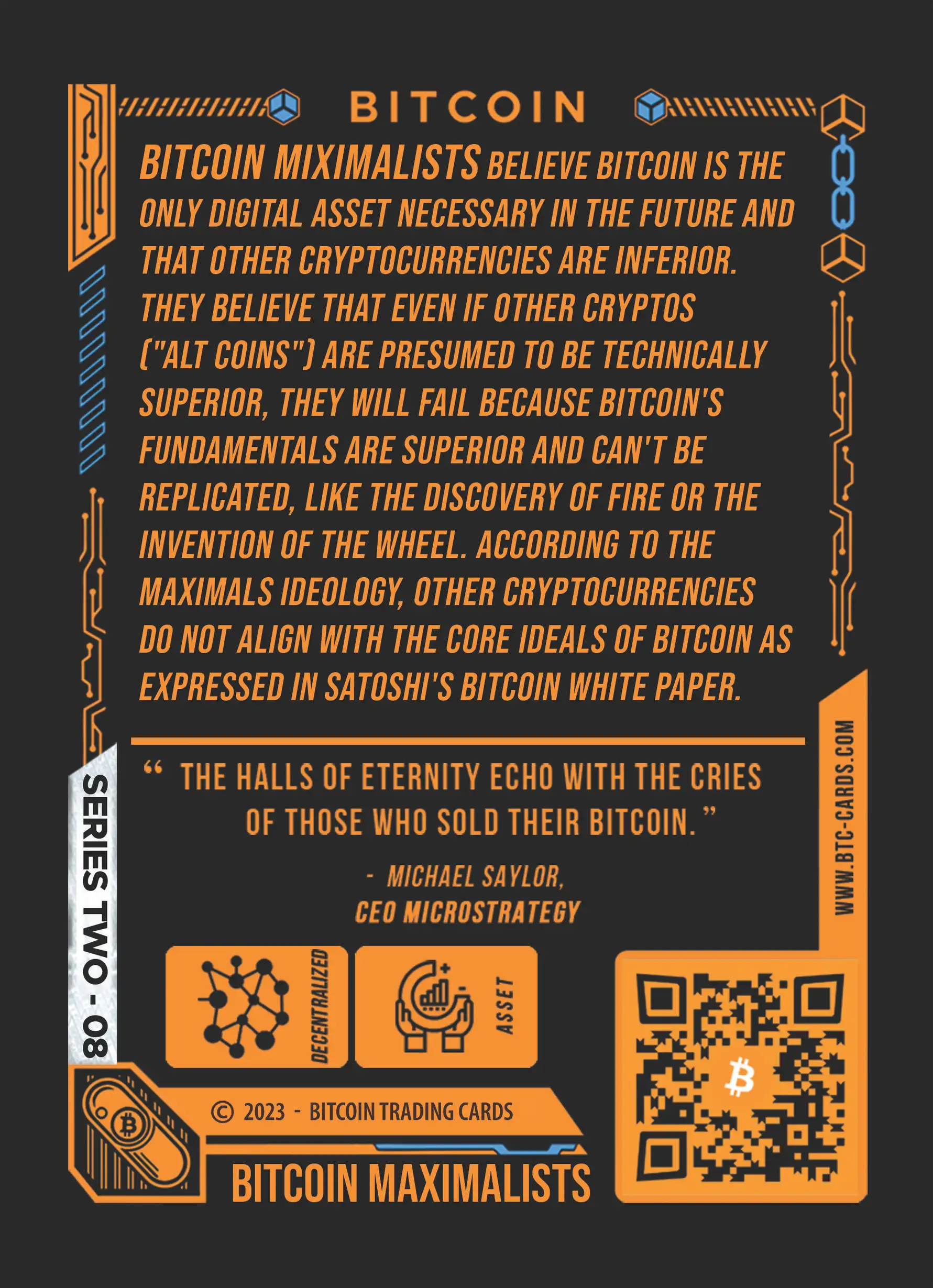 Bitcoin Maximalist (Base) card back