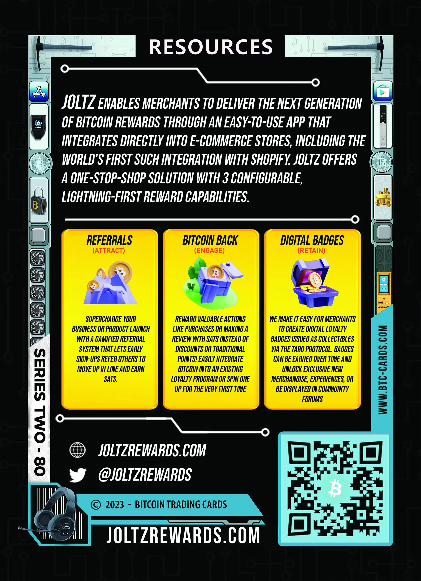 JoltzRewards.com (Base) card back