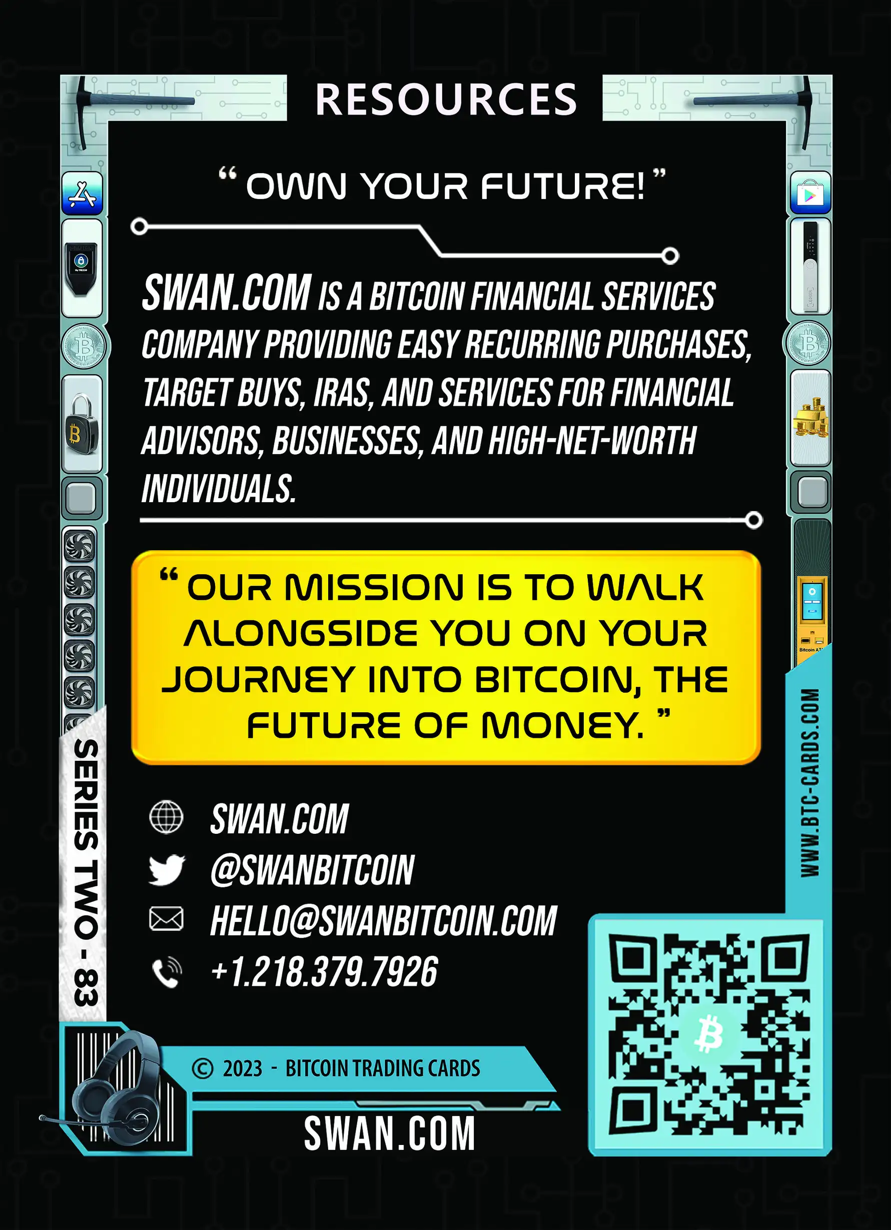 Swan.com (Base) card back
