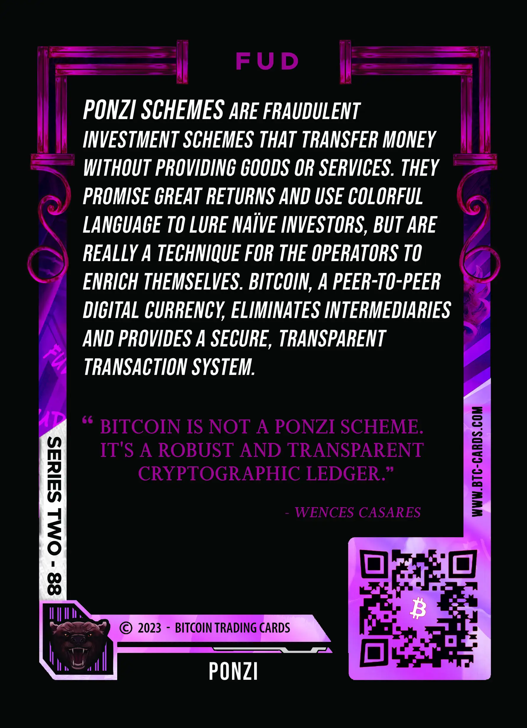 Ponzi (Base) card back