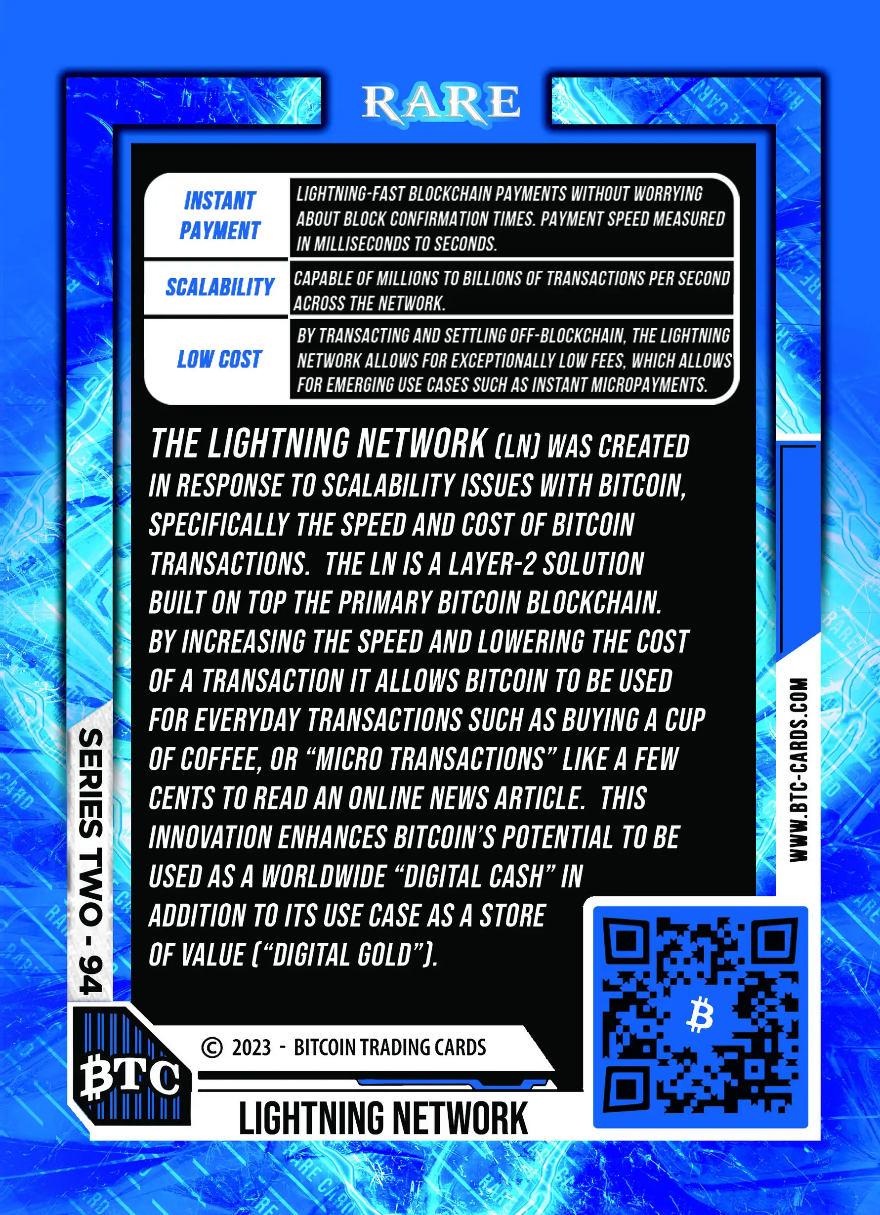 Lightning Network (/1000) card back