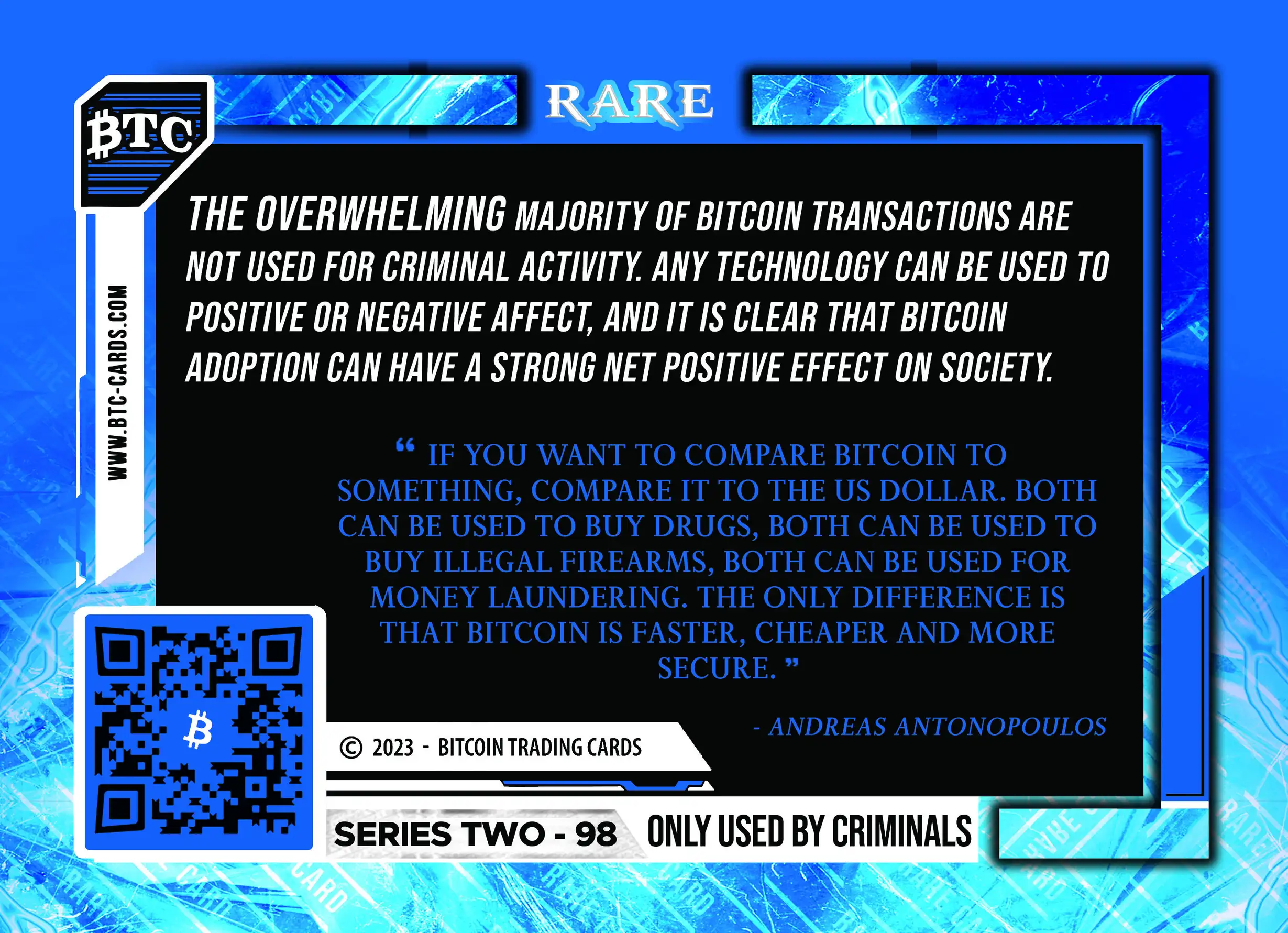 Only Used by Criminals (/1000) card back