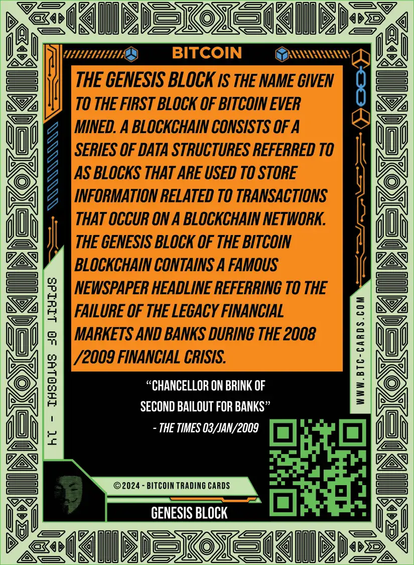 Genesis Block (Base) card back