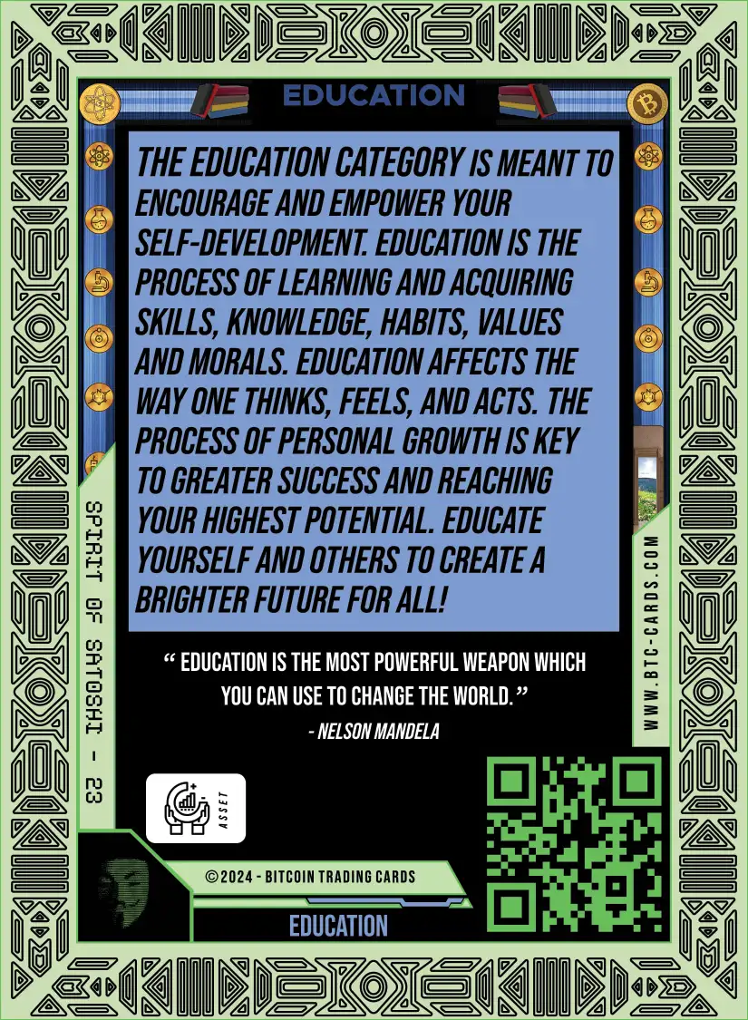 Education (Base) card back