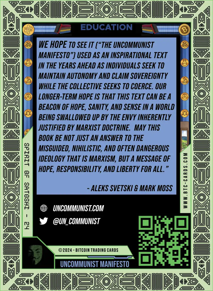Uncommunist Manifesto (Base) card back