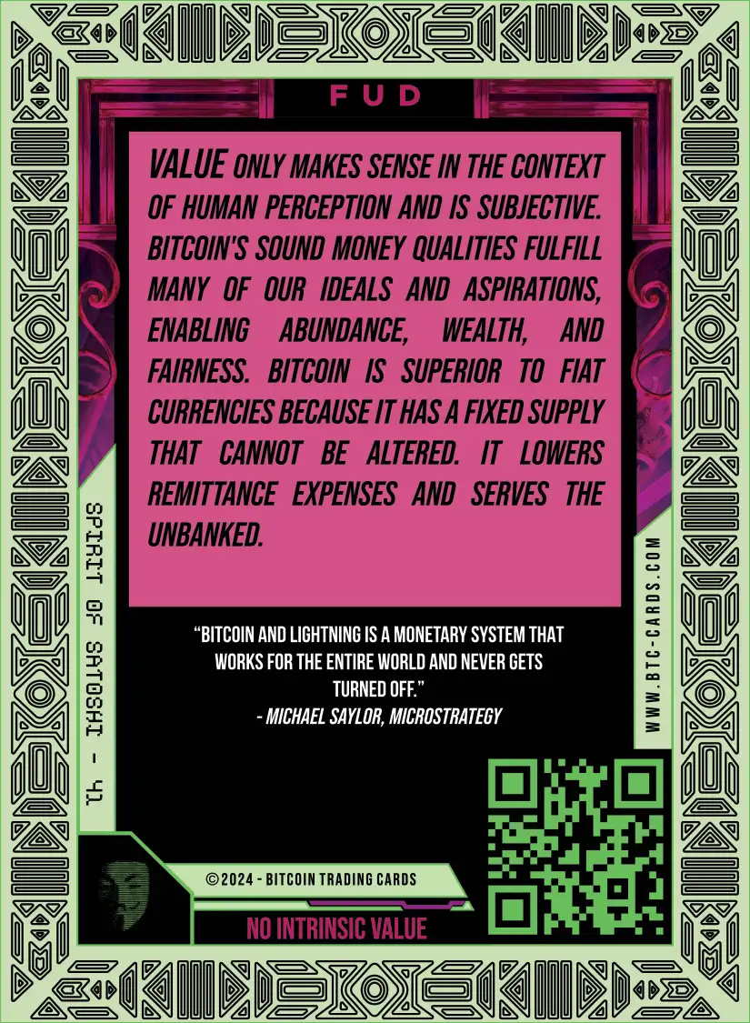 No Intrinsic Value (Base) card back