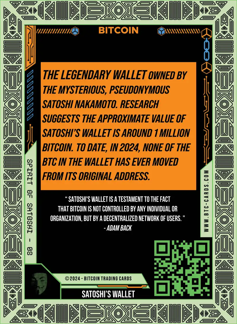Satoshi's Wallet (Base) card back