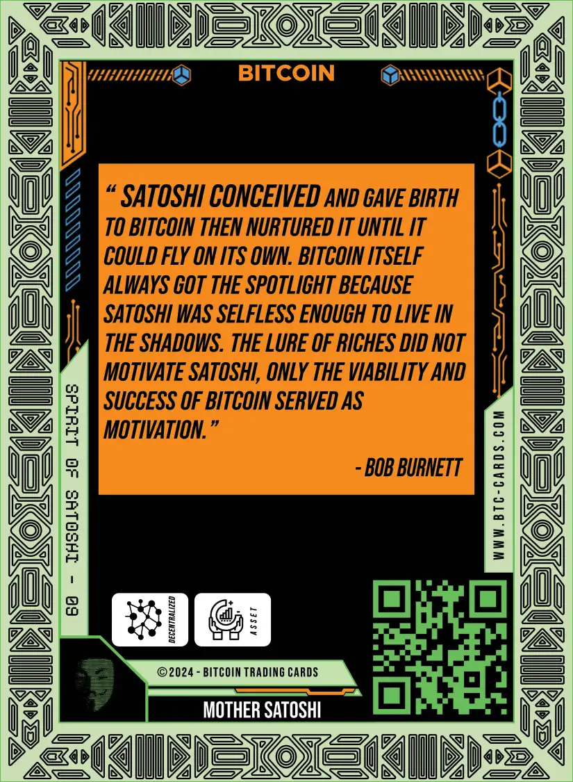 Mother Satoshi (Base) card back