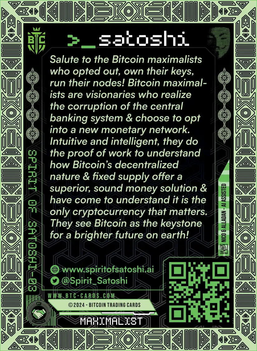 Maximalist (/500) card back