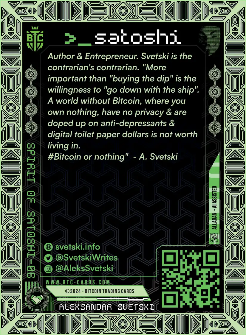 Aleks Svetski (/420) card back
