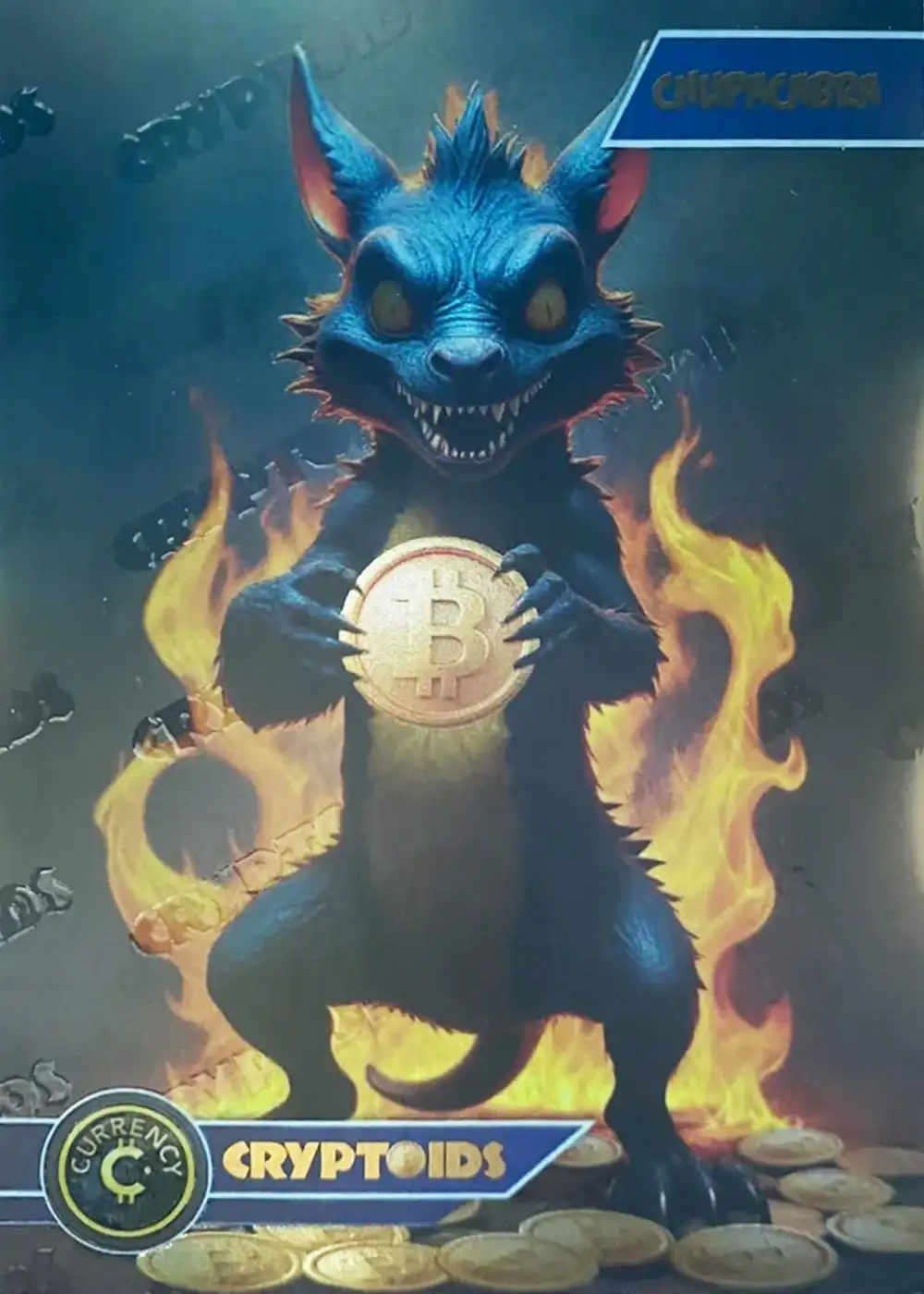 Chupacabra (Blue) card front