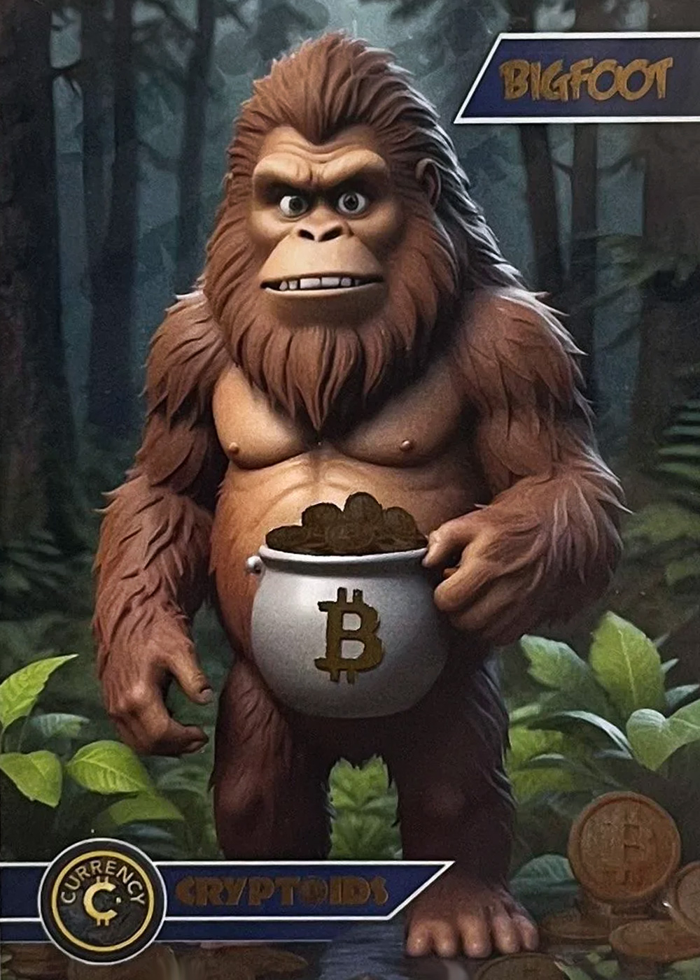 Bigfoot (Green) card front