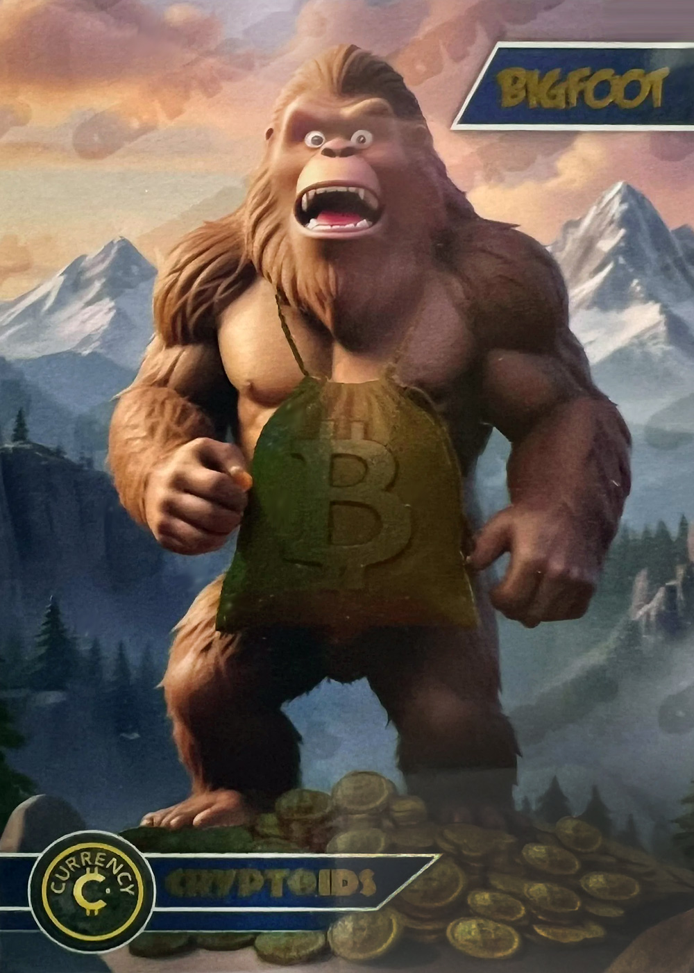 Bigfoot (Orange) card front