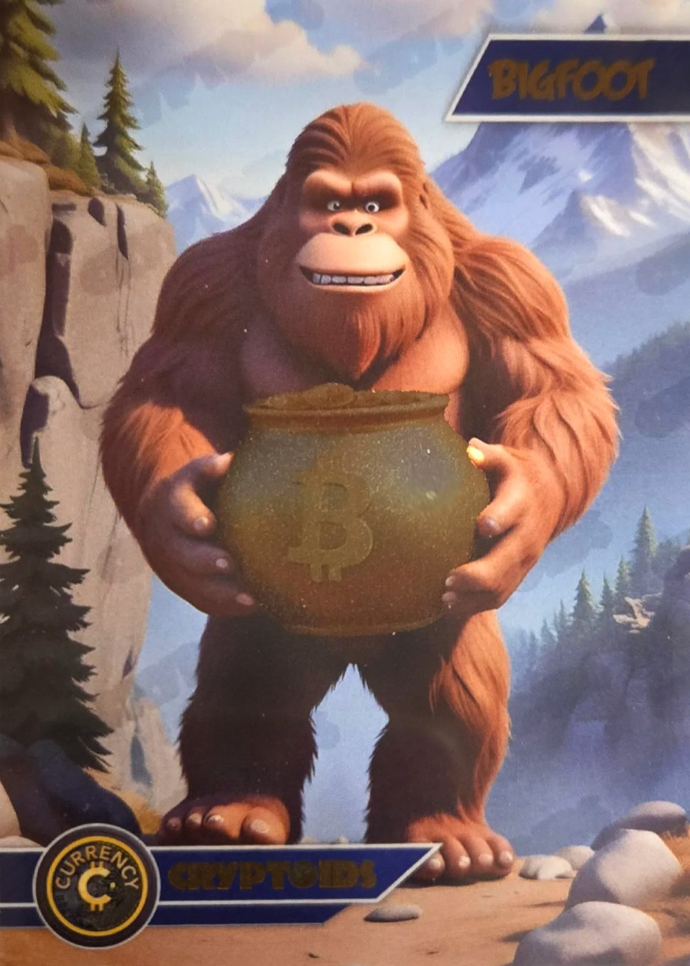 Bigfoot (Red) card front