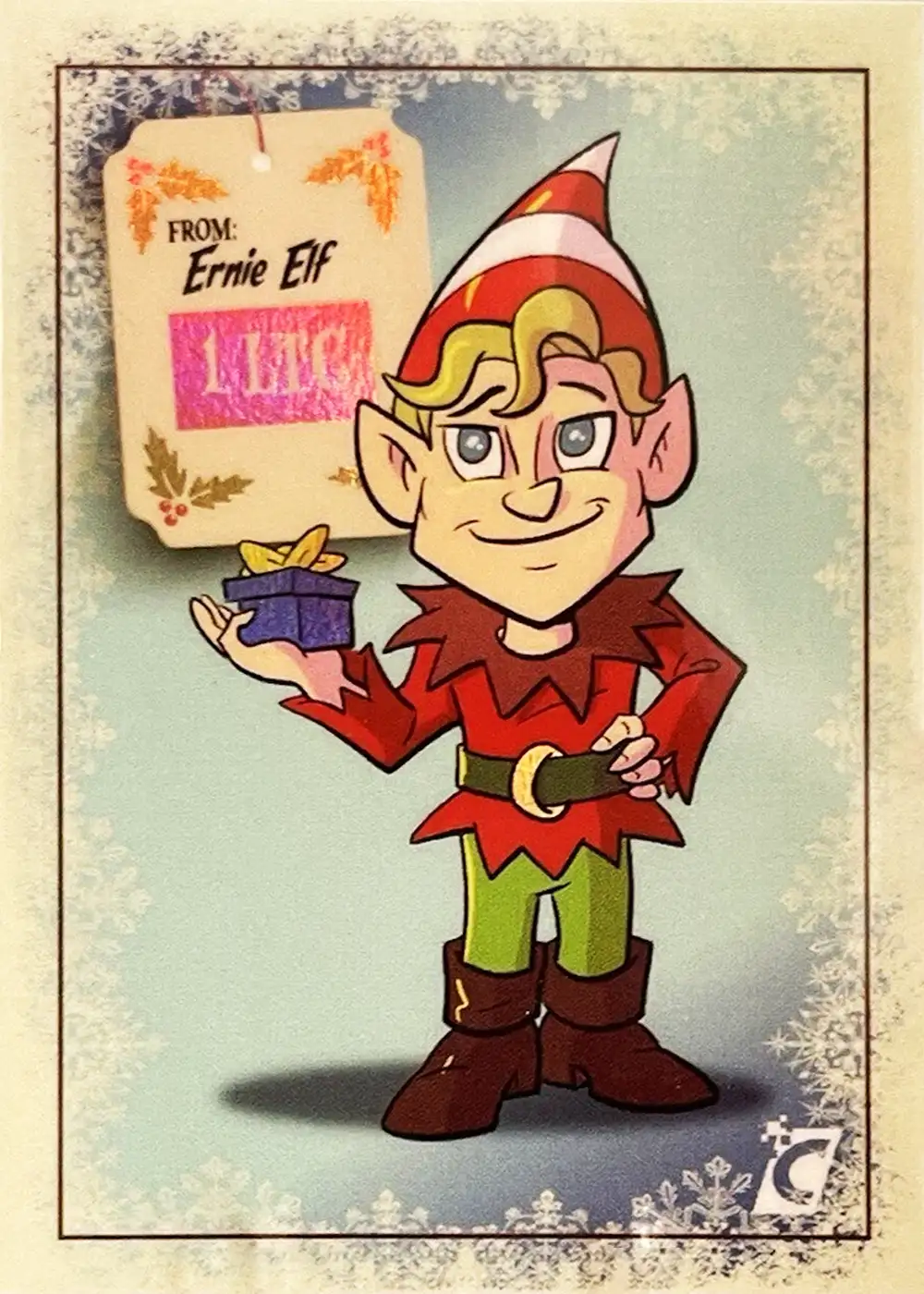 Ernie Elf card front