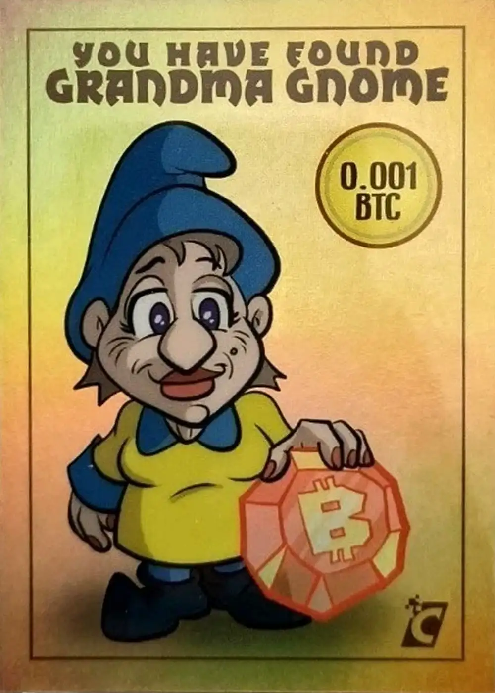 Grandma Gnome card front