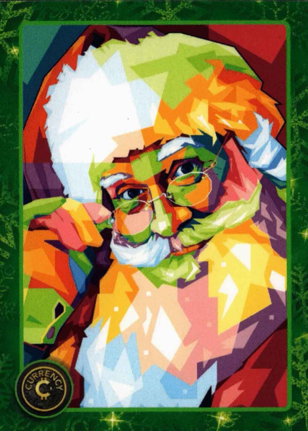 Santa Claus card front