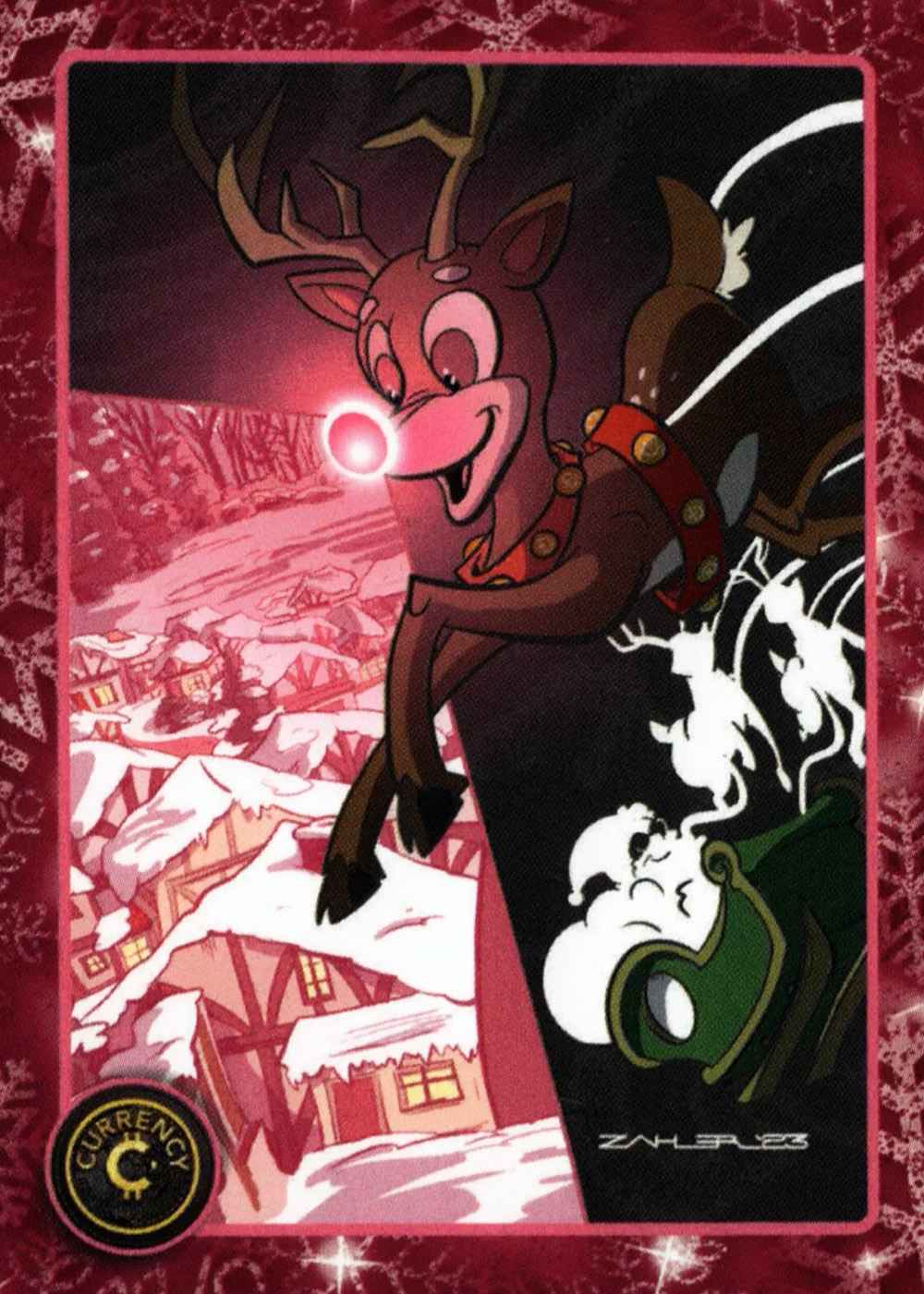 Rudolph card front