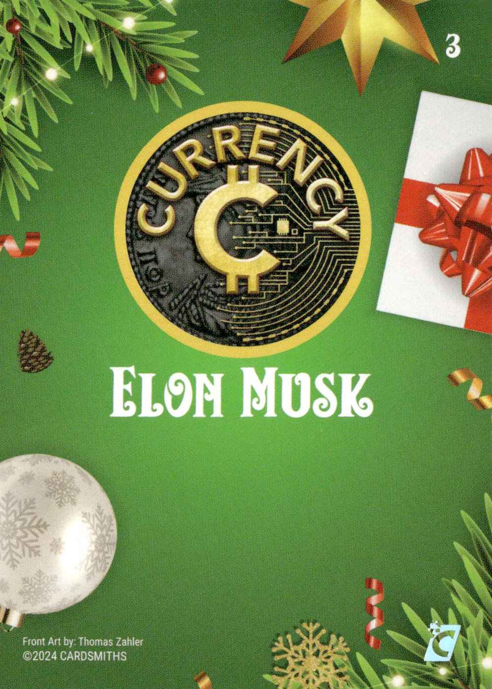Elon Musk (Base) card back