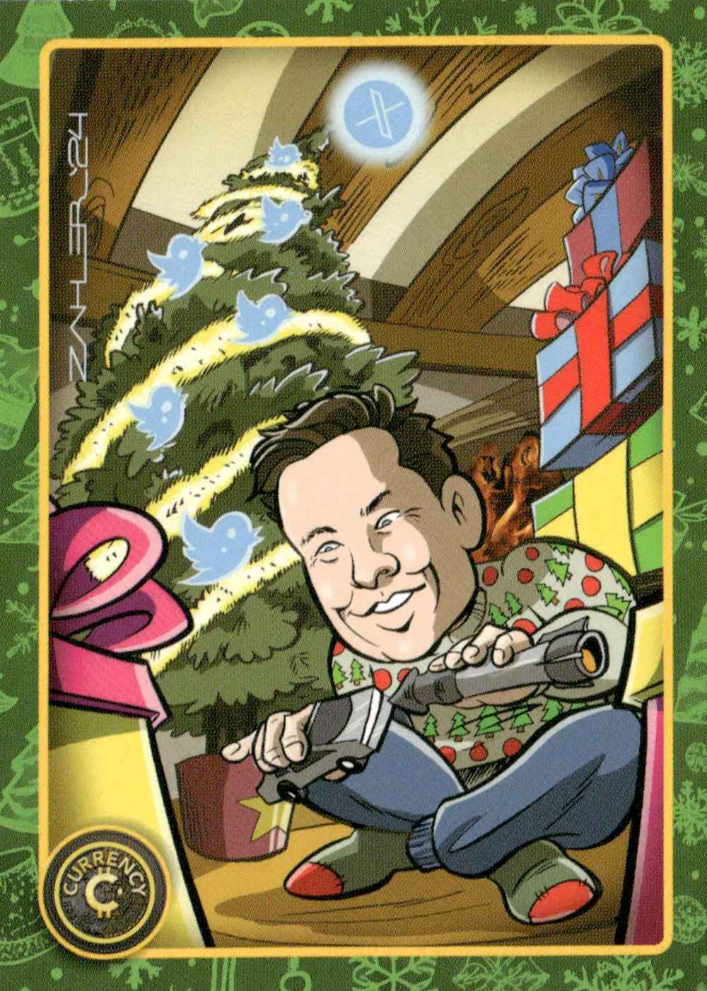 Elon Musk card front