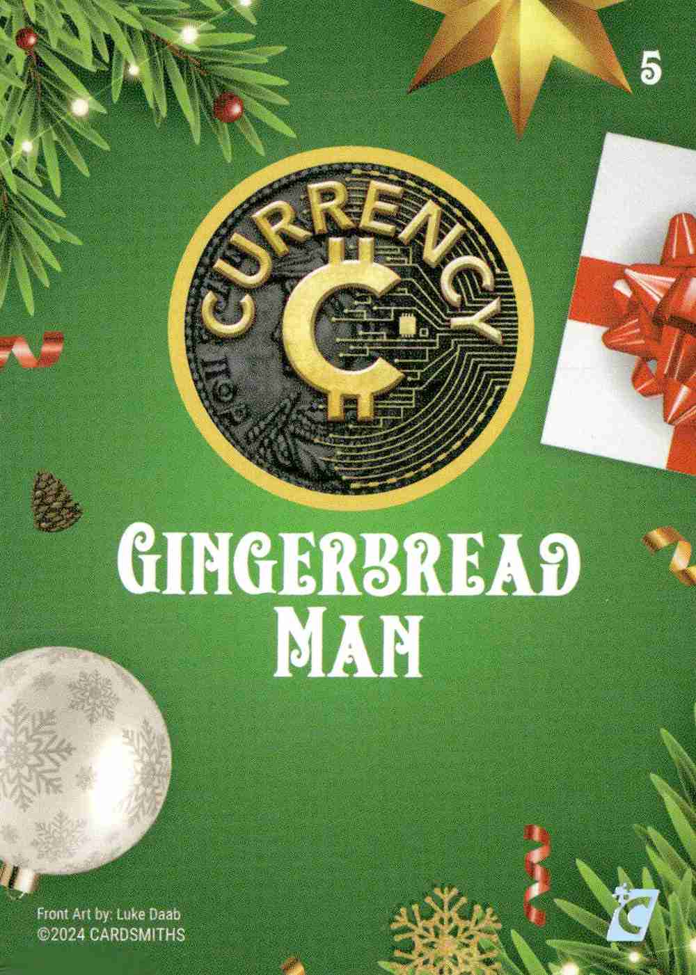 Gingerbread Man (Base) card back