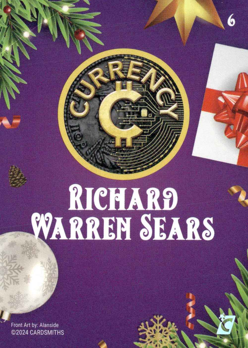 Richard Warren Sears (Base) card back