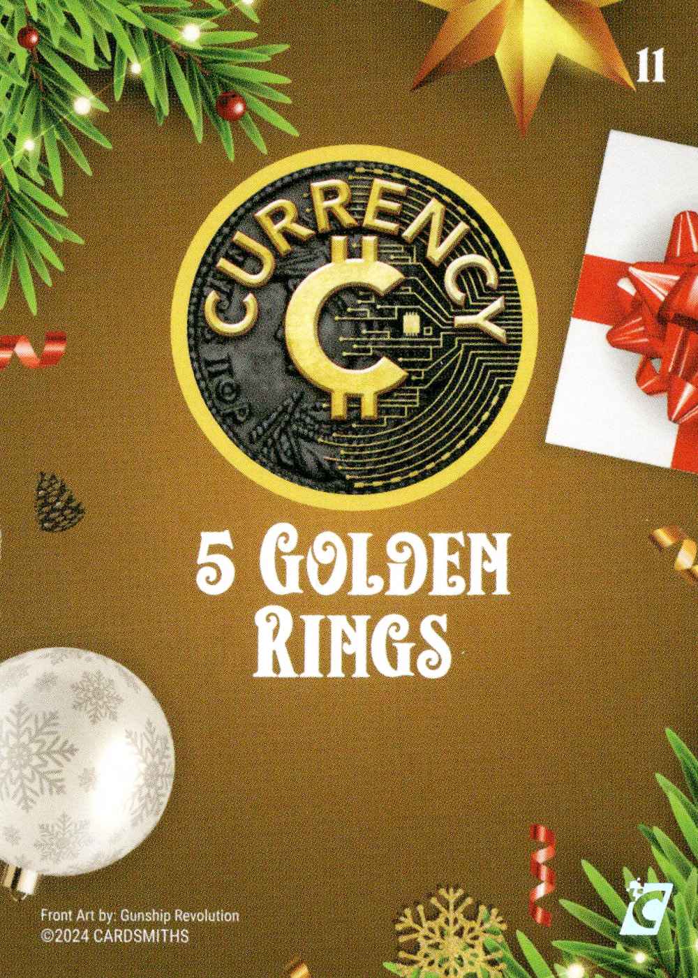 5 Golden Rings (Base) card back