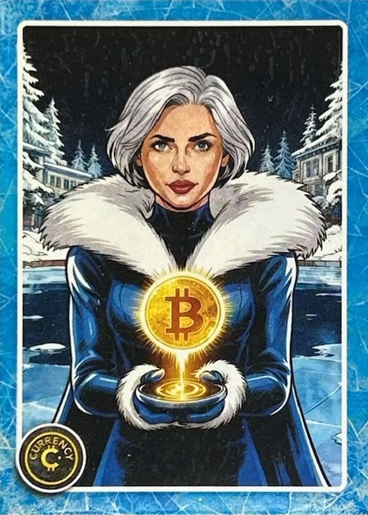 Bitcoin card front