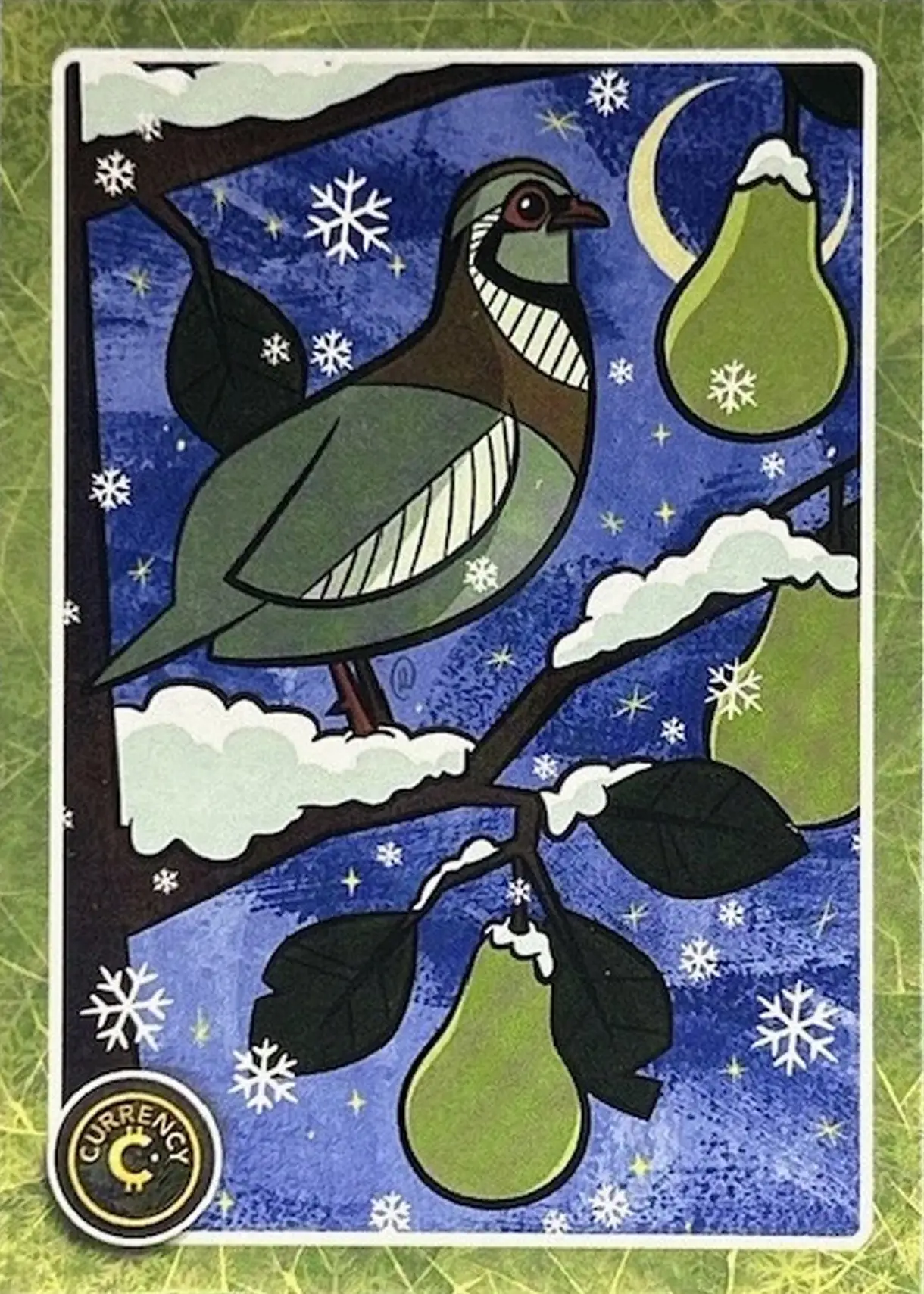 Partridge In A Pear Tree card front