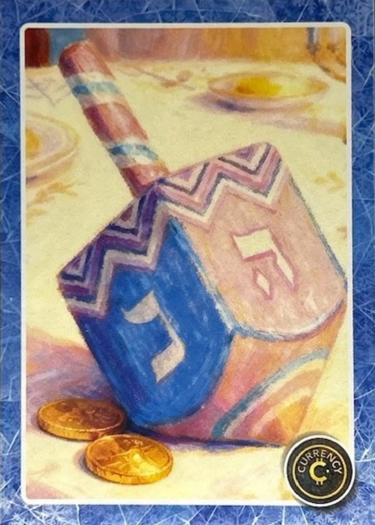 Dreidel card front