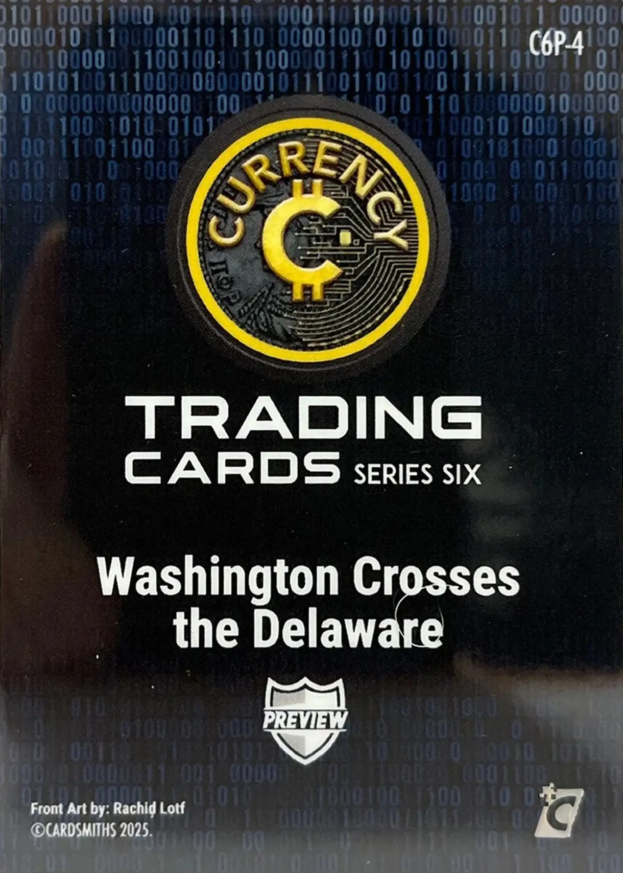 Washington Crosses The Delaware (Preview) card back