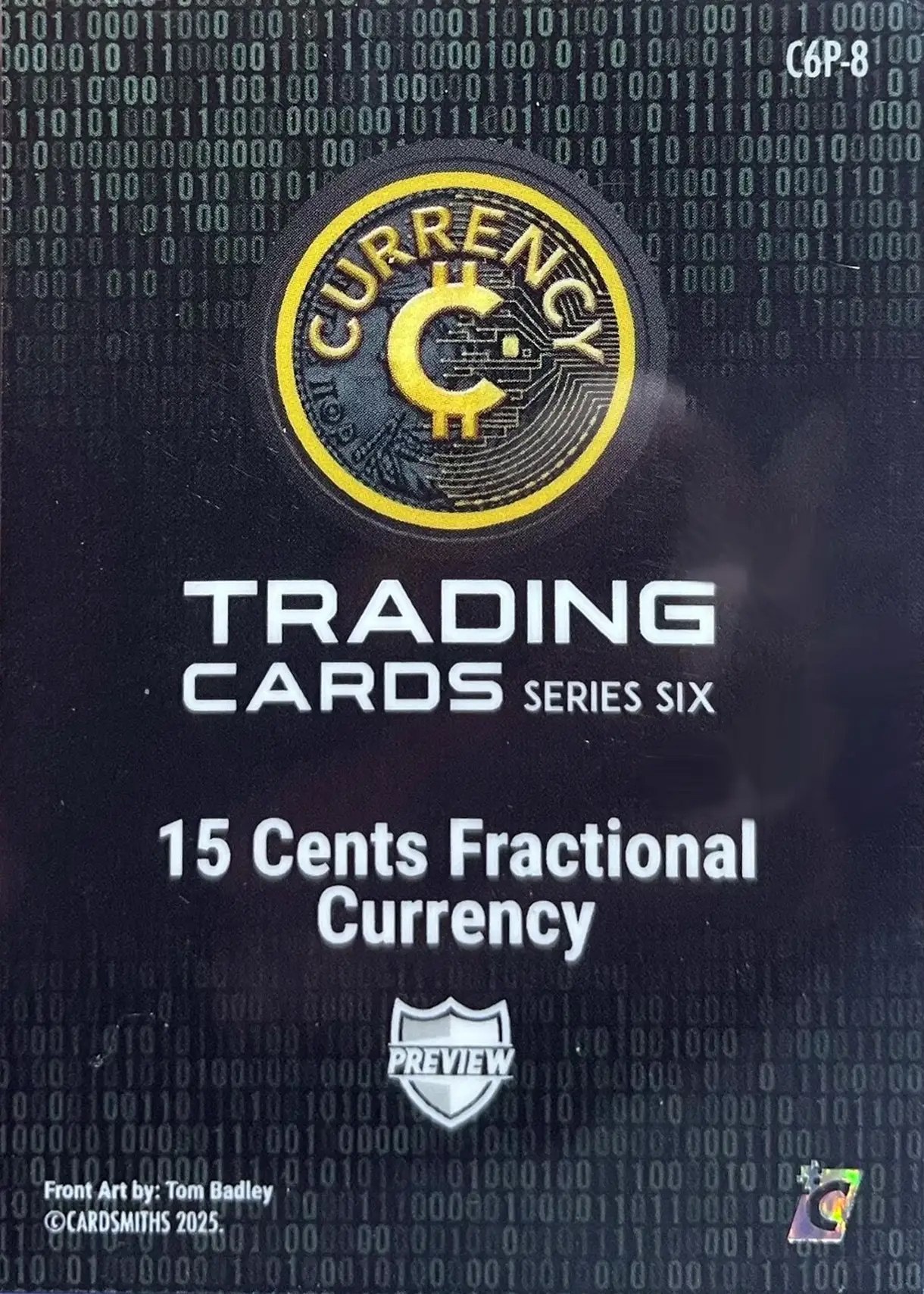 15 Cents Fractional Currency (Preview) card back