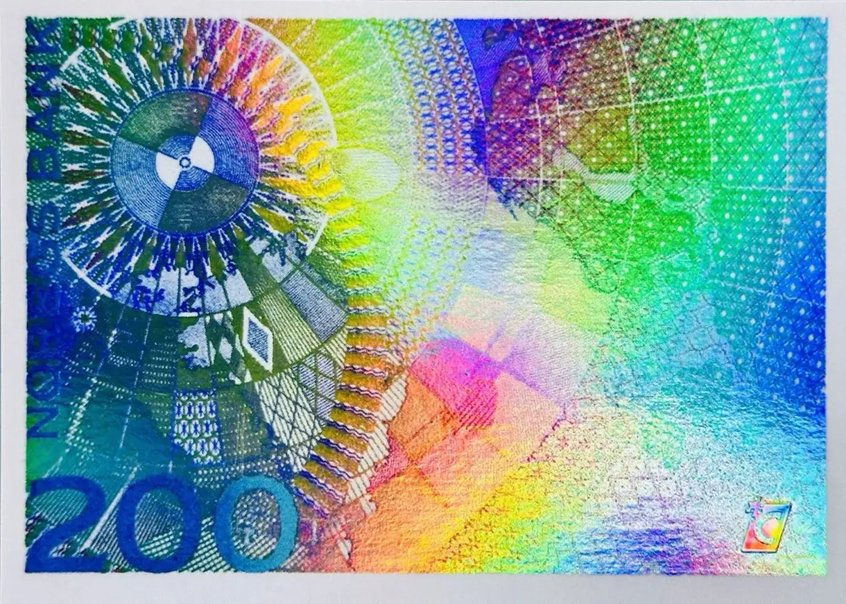To Hundred Kroner (Double-Sided Holo Foil) card back
