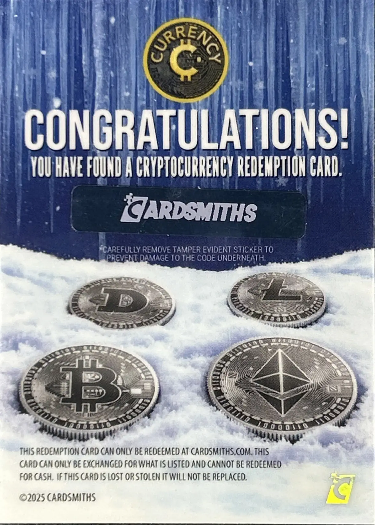 Redemption (Unredeemed) card back