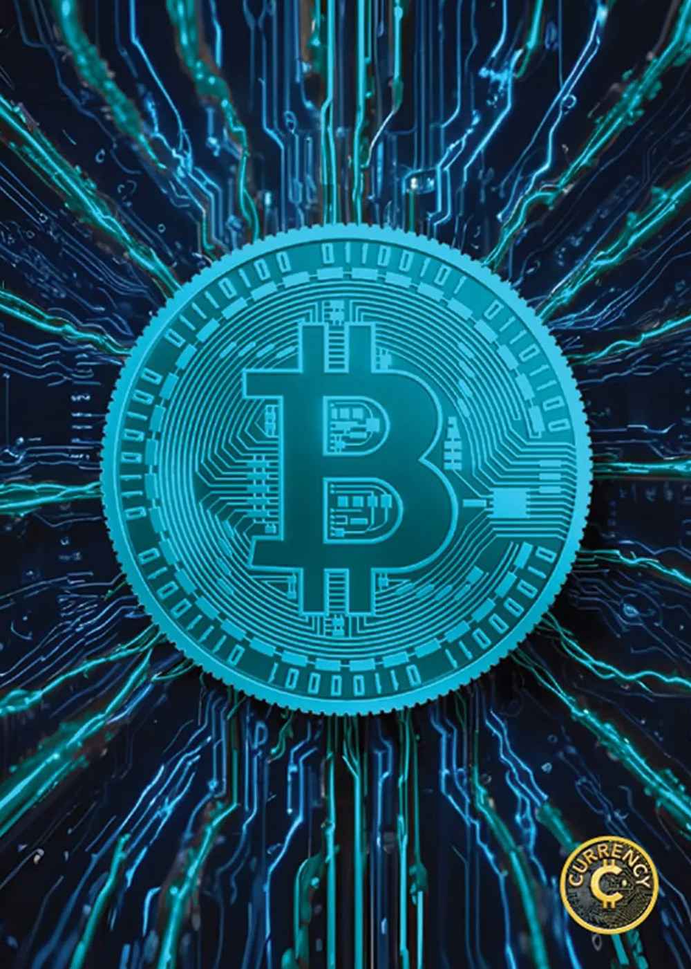 Bitcoin (BTC Convention Refractor) (Aquamarine) thumbnail