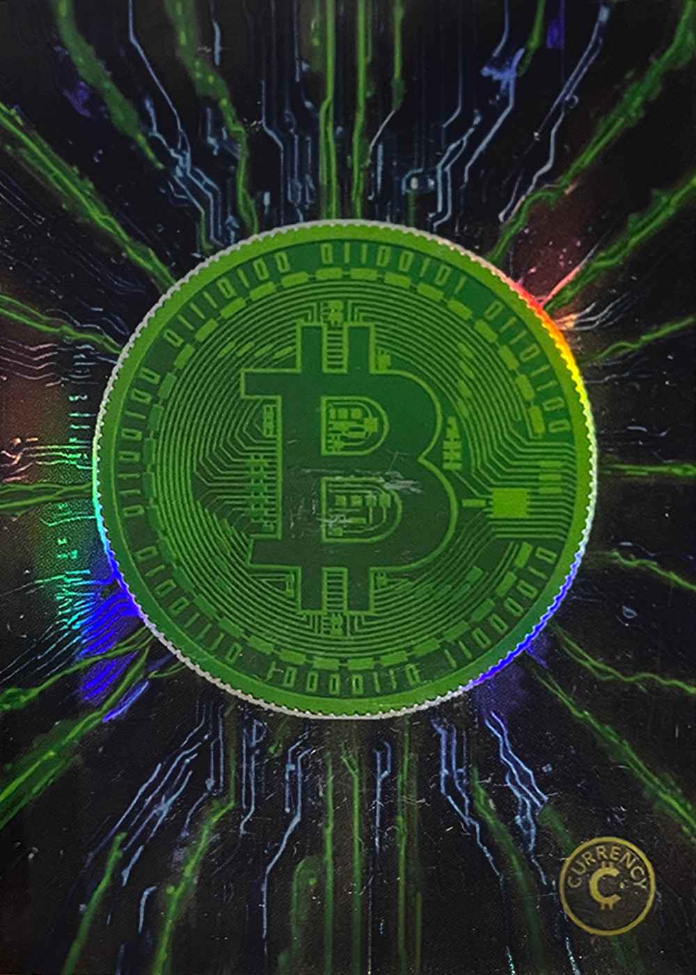 Bitcoin (BTC Convention Refractor) (Emerald) thumbnail