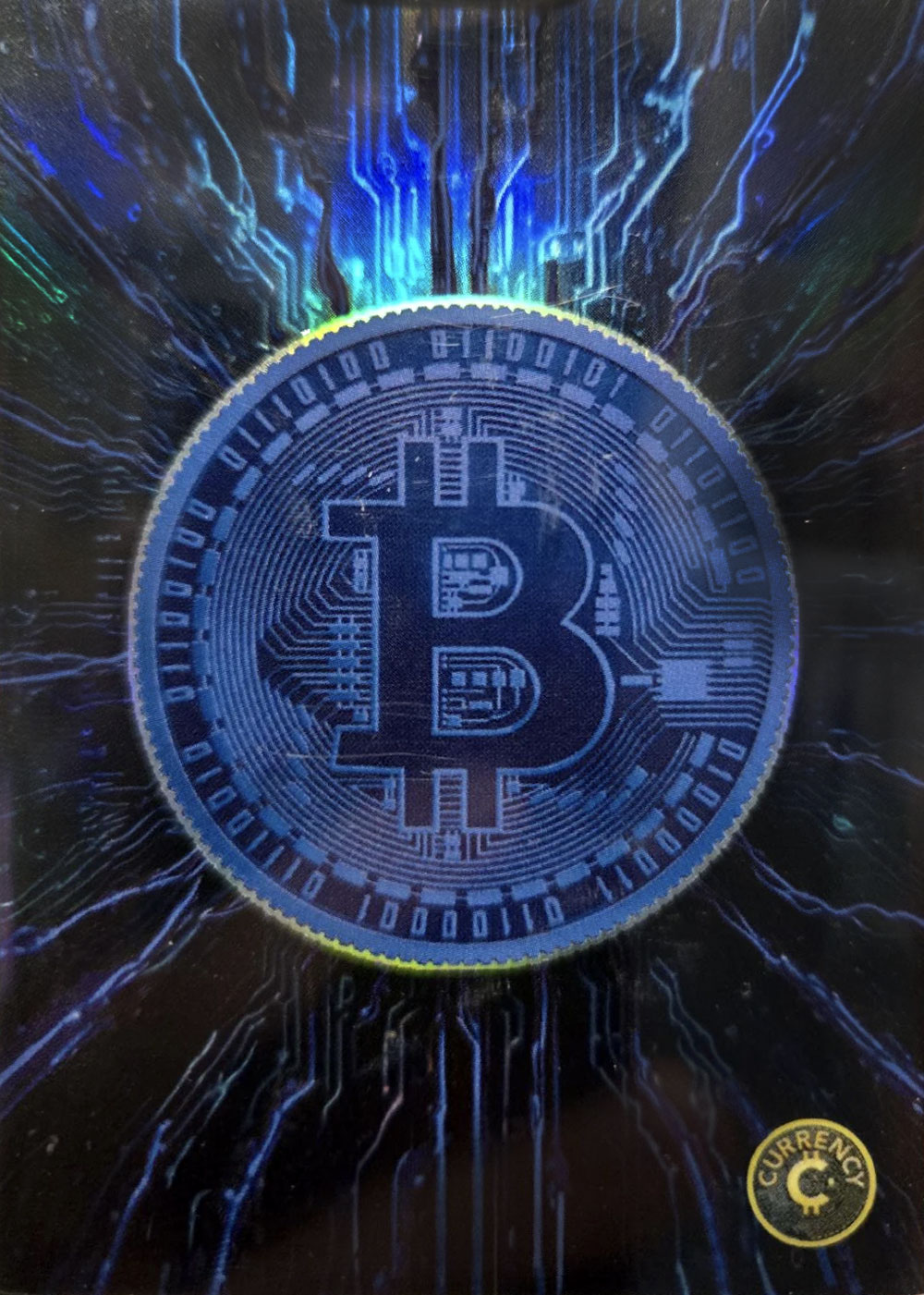 Bitcoin (BTC Convention Refractor) (Sapphire) thumbnail