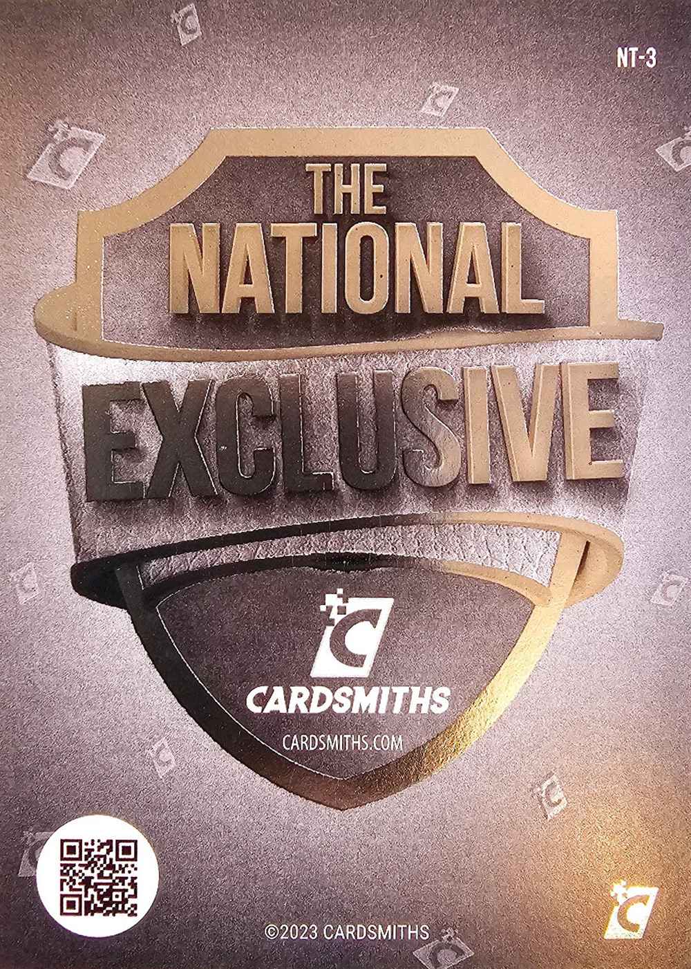 Bitcoin (The National Exclusive) (Holofoil) card back