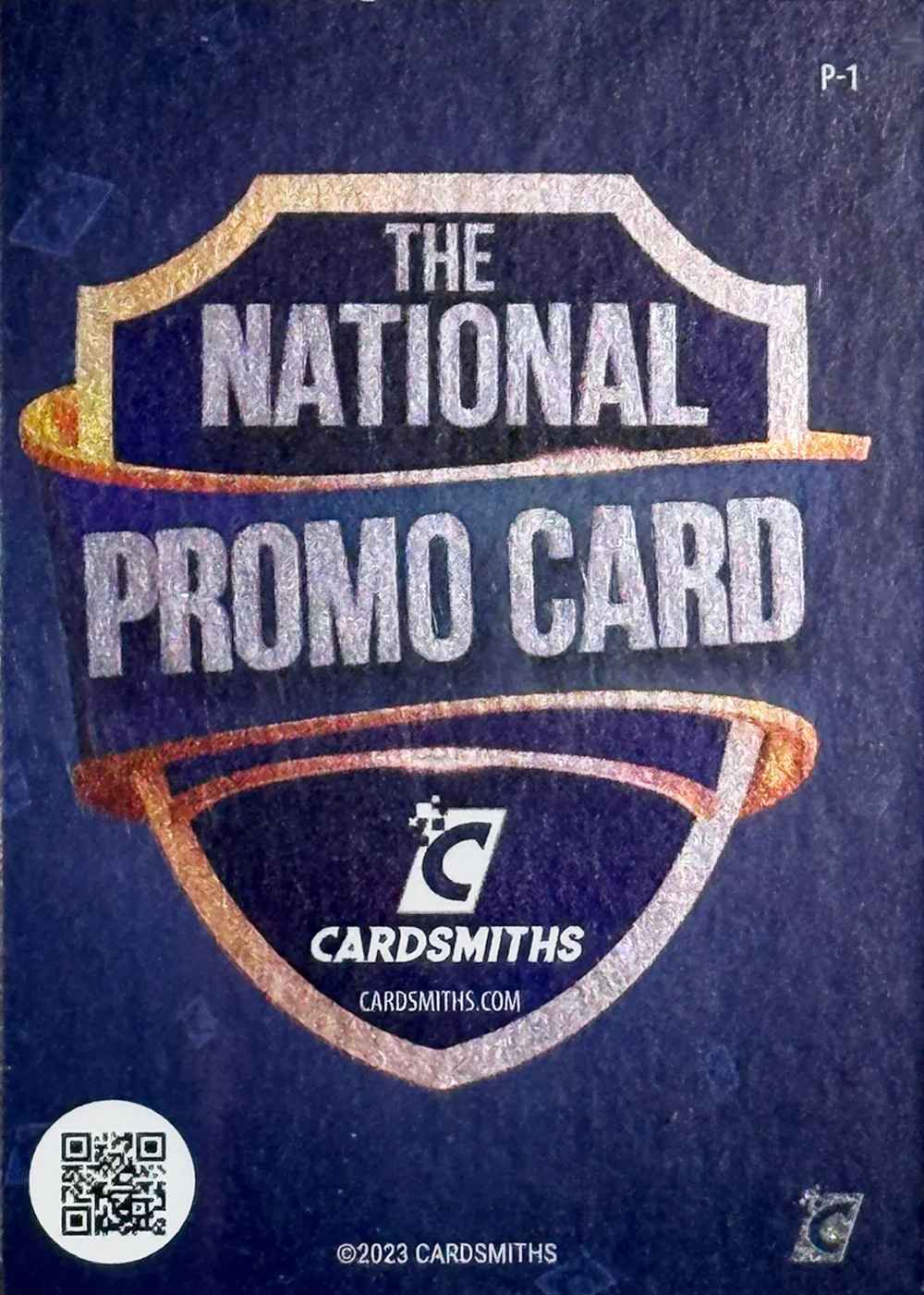 Bitcoin (The National Exclusive) (Holofoil) card back