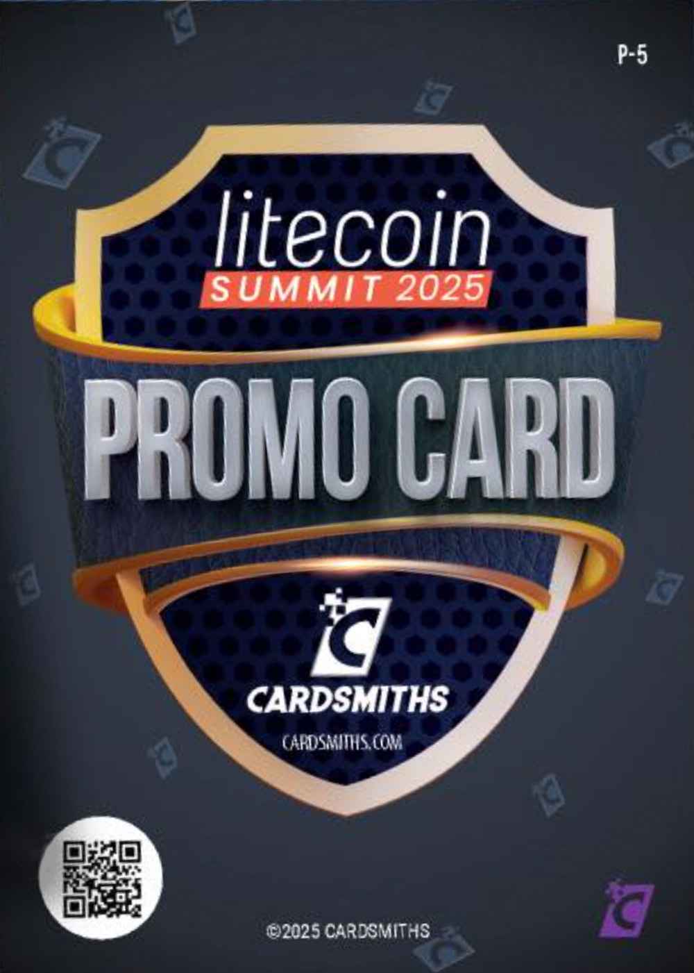 Litecoin (litecoin Summit 2025 Promo Card) (Holofoil) card back