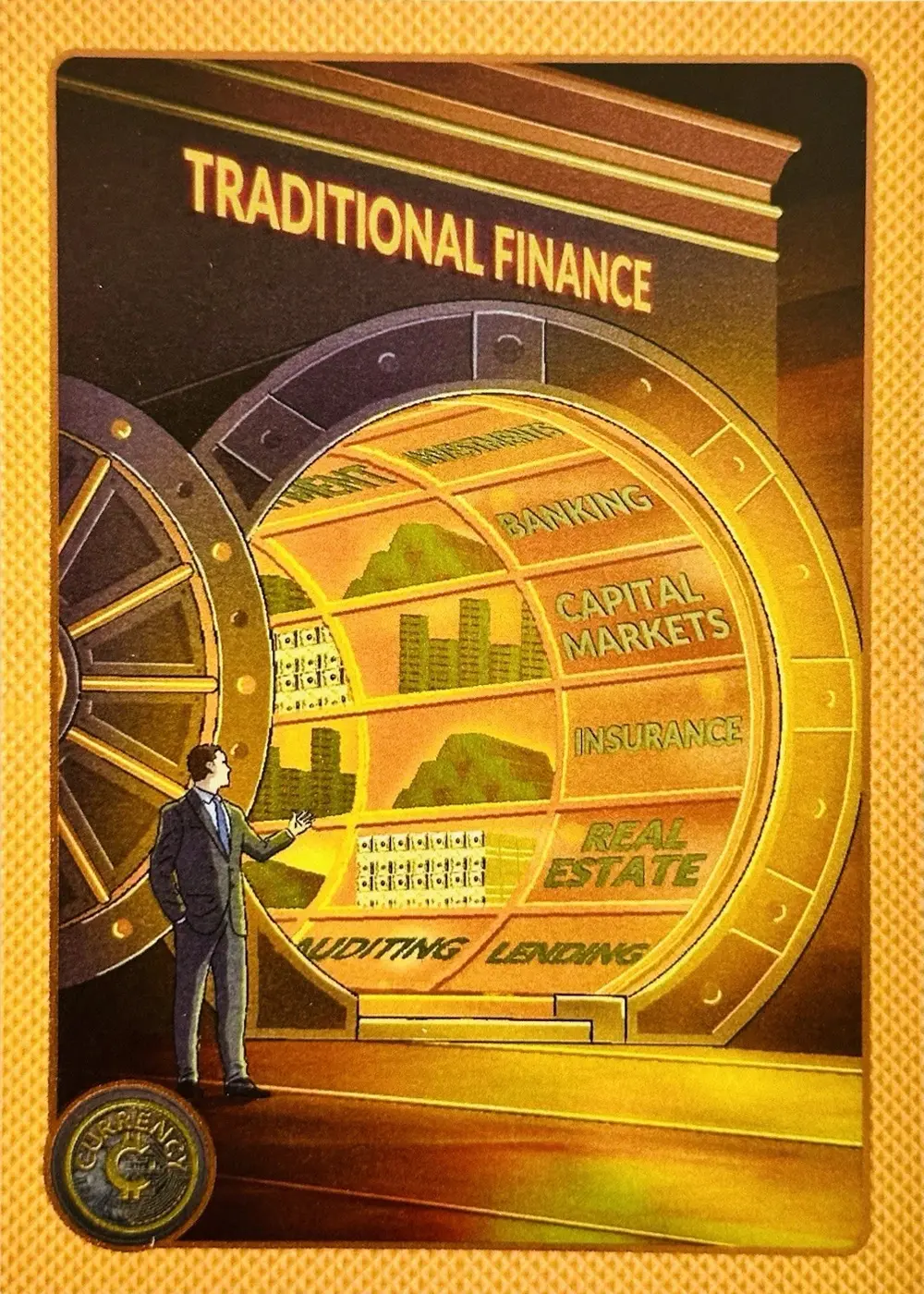 Traditional Finance card front