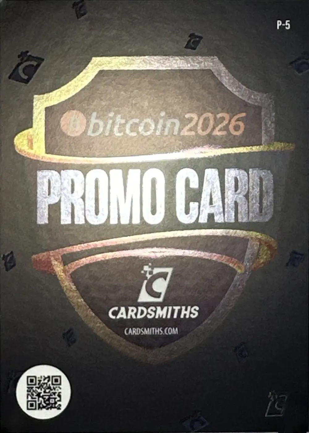 Bitcoin Conference 2026 Promo (Iced Foil) card back