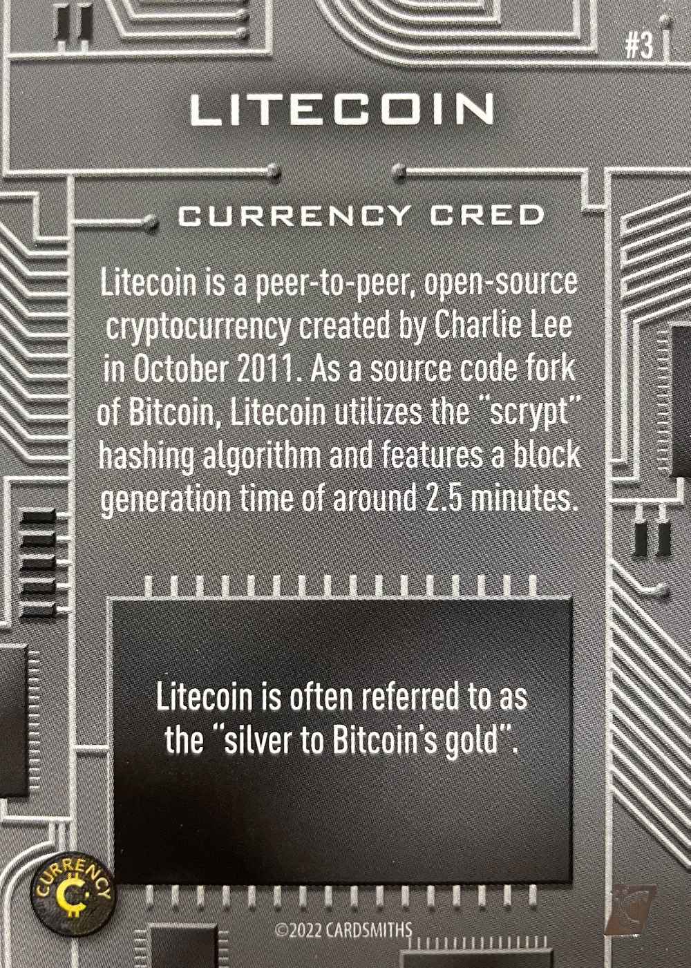 Litecoin (Base) card back