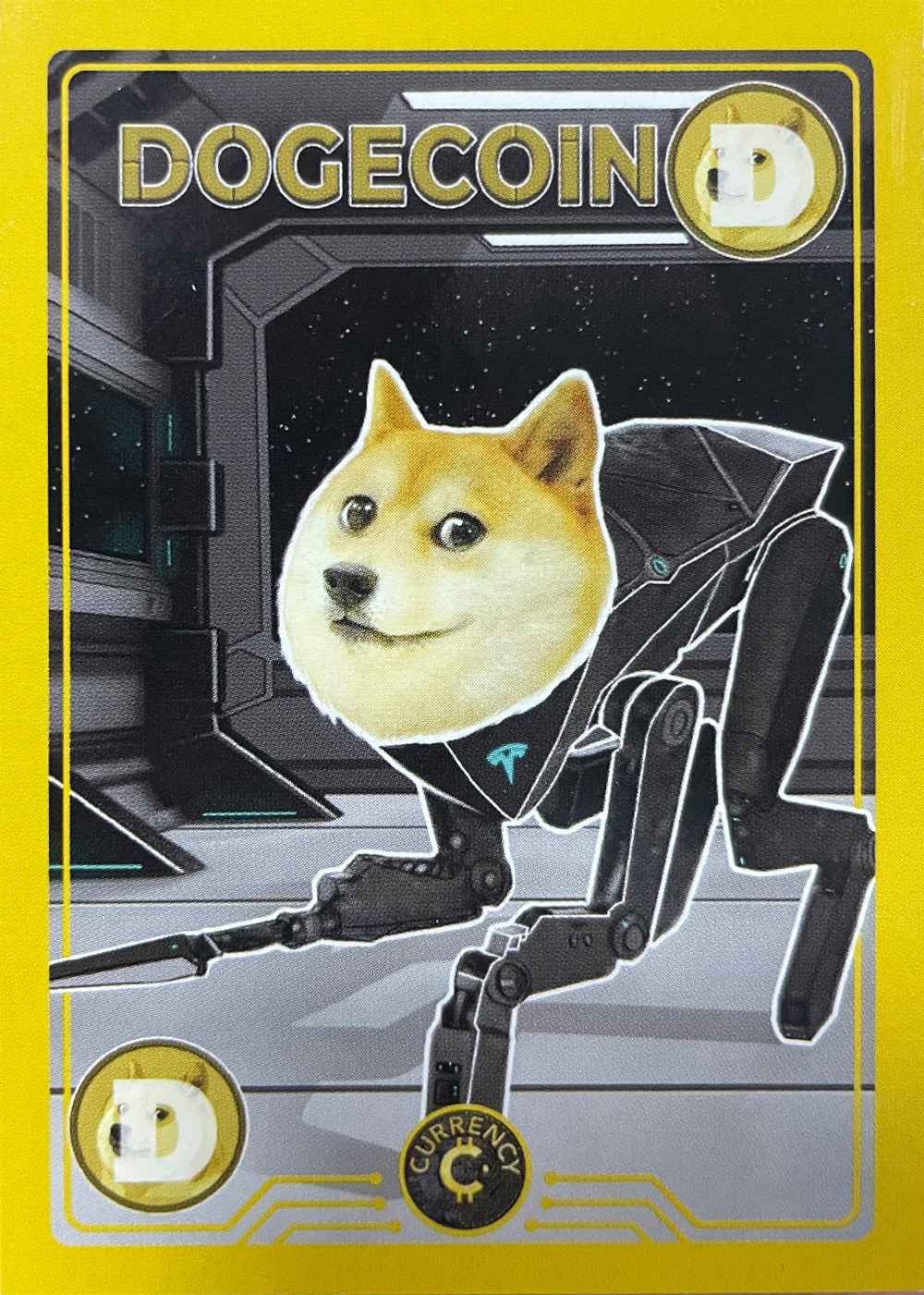 Dogecoin card front