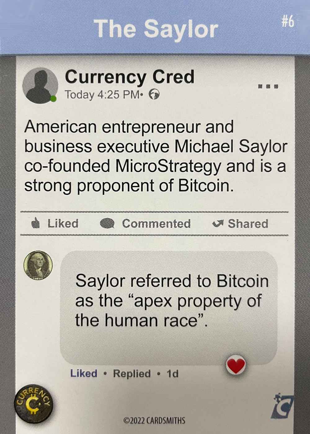 The Saylor (Base) card back