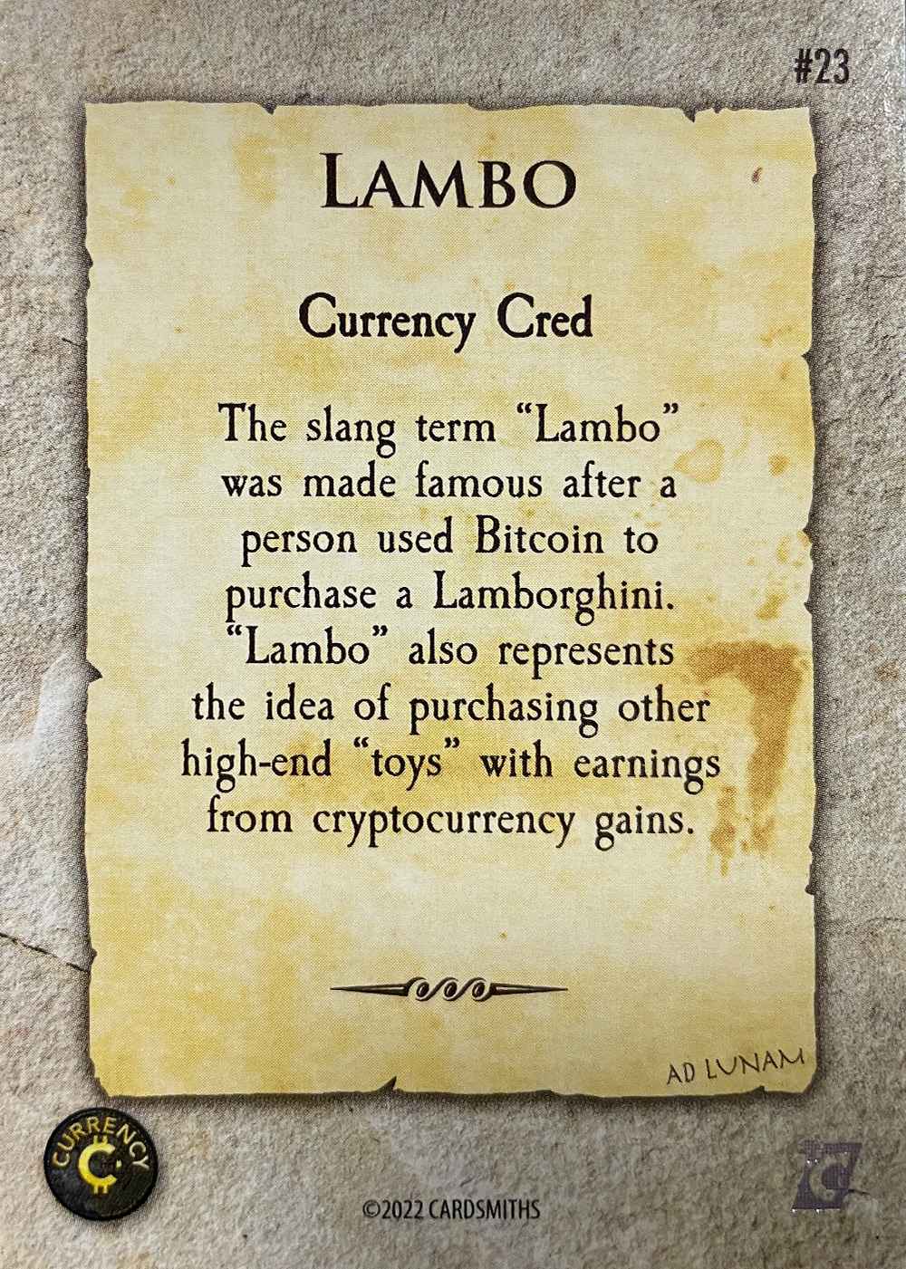 Lambo (Base) card back